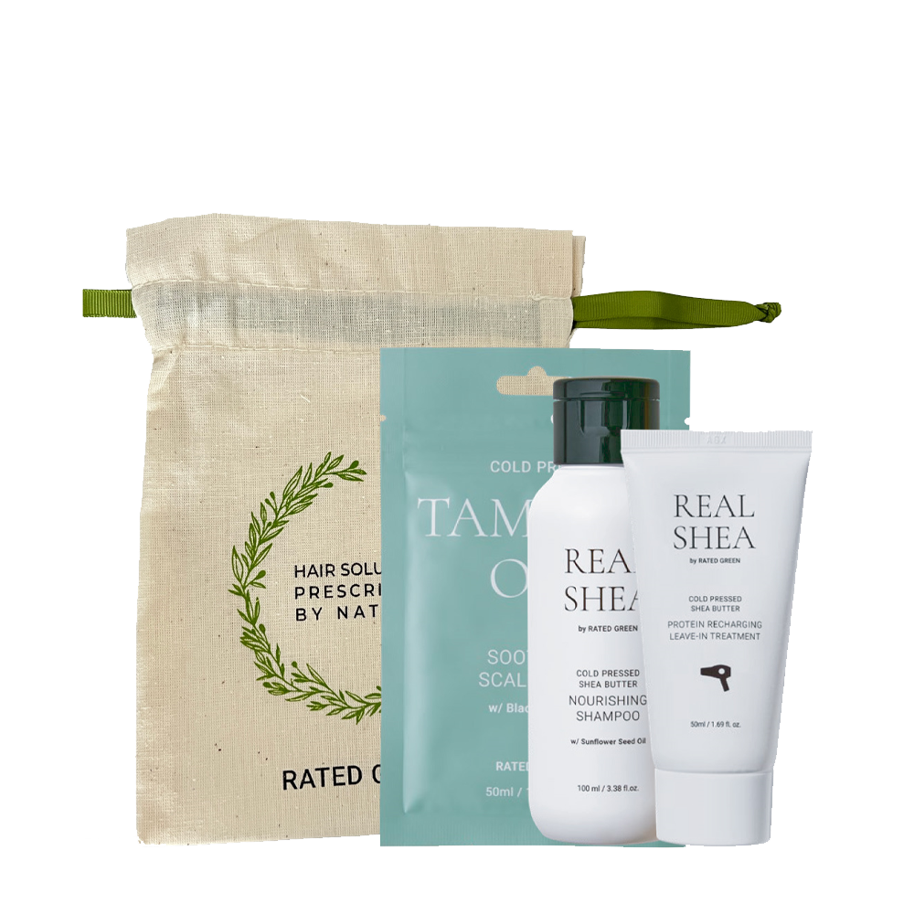 Rated Green Міні набір для волосся Real Shea Rated Green Міні набір для волосся Real Shea